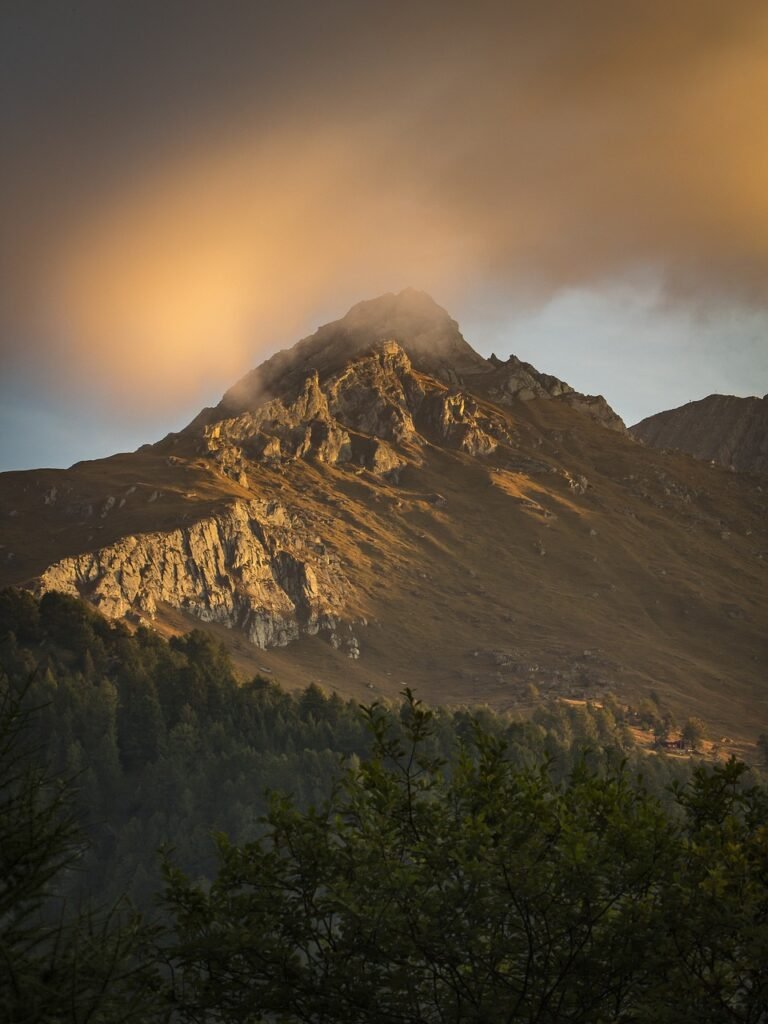 alps, fall, landscape